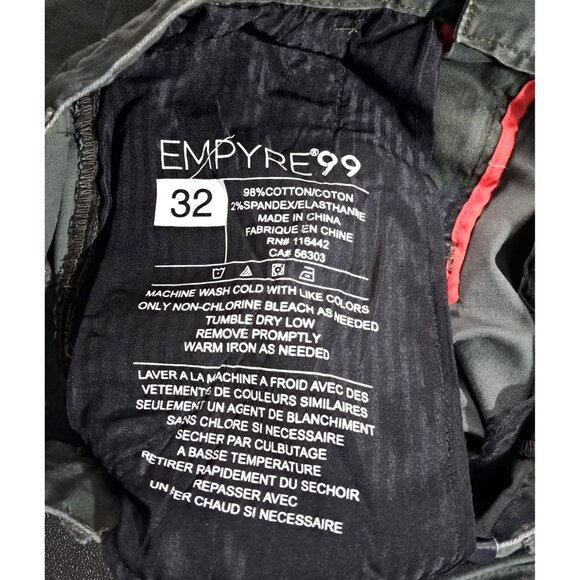 Y2K Empyre Skeletor Mens Camo Pants Size 32 - Picture 2 of 6